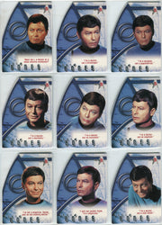 Star Trek TOS 35th Anniversary Best Of Bones Die-Cut Chase Card Set BB1 - BB9 9 - TvMovieCards.com