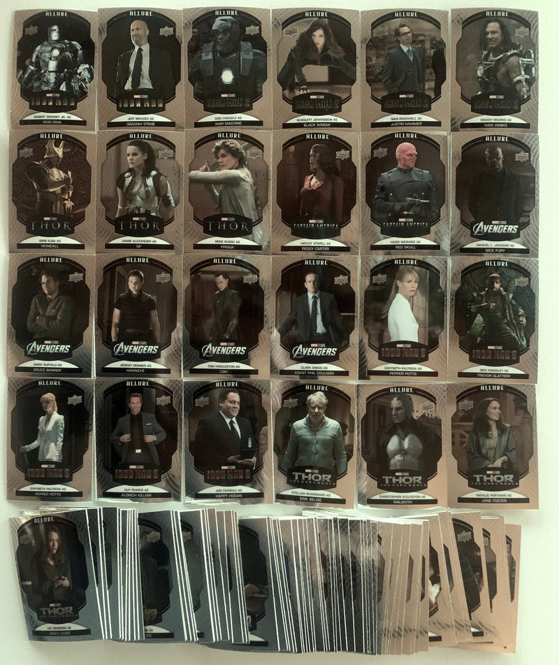 2022 Upper Deck Marvel Studios' Allure Complete Base Card Set (Cards 1-100) - N - TvMovieCards.com