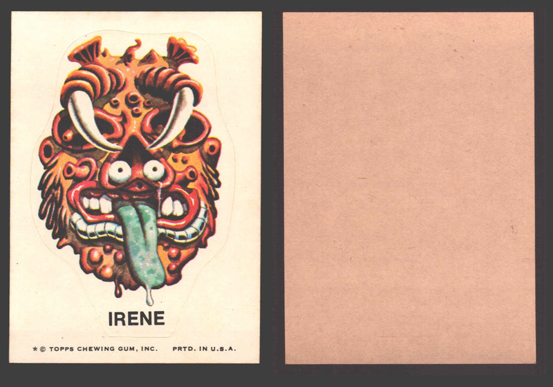 1973-74 Ugly Stickers Tan Back Trading Card You Pick Singles #1-110 Topps