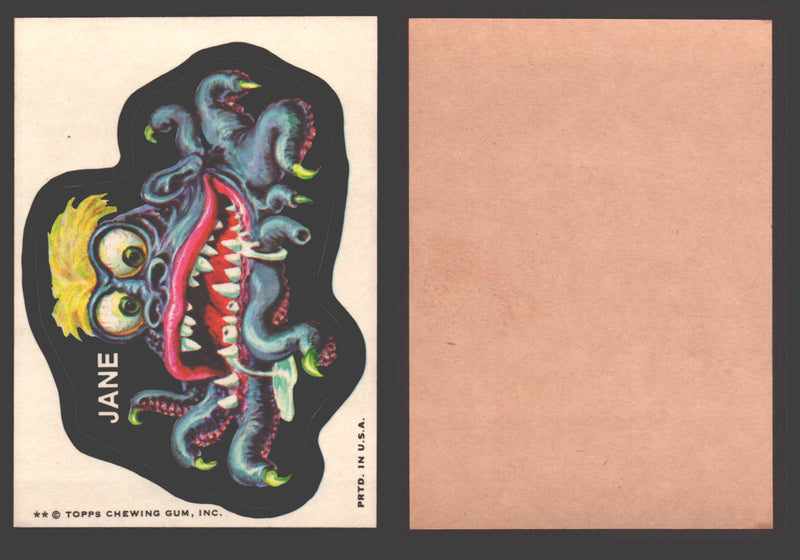 1973-74 Ugly Stickers Tan Back Trading Card You Pick Singles #1-110 Topps