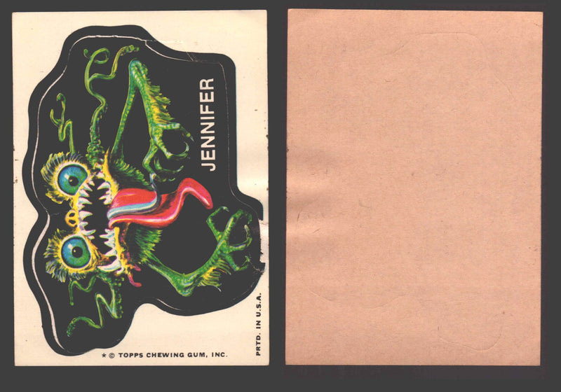 1973-74 Ugly Stickers Tan Back Trading Card You Pick Singles #1-110 Topps