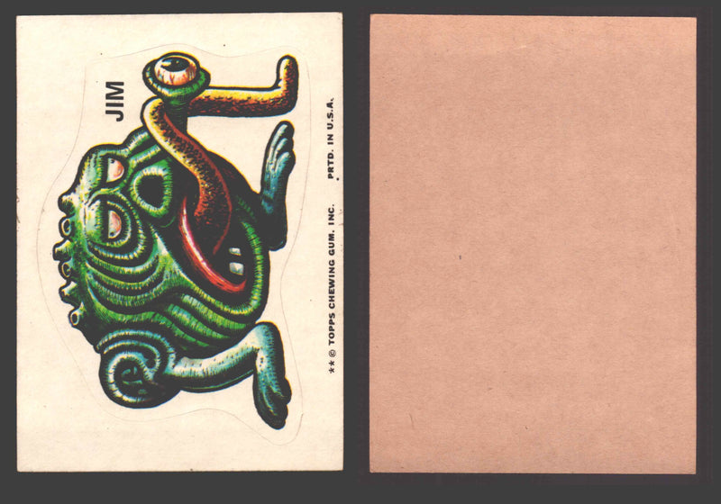 1973-74 Ugly Stickers Tan Back Trading Card You Pick Singles #1-110 Topps