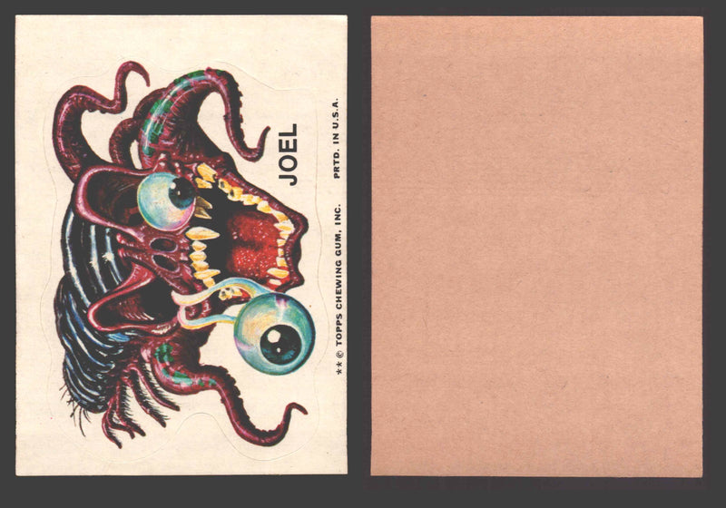 1973-74 Ugly Stickers Tan Back Trading Card You Pick Singles #1-110 Topps