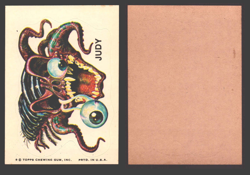 1973-74 Ugly Stickers Tan Back Trading Card You Pick Singles #1-110 Topps