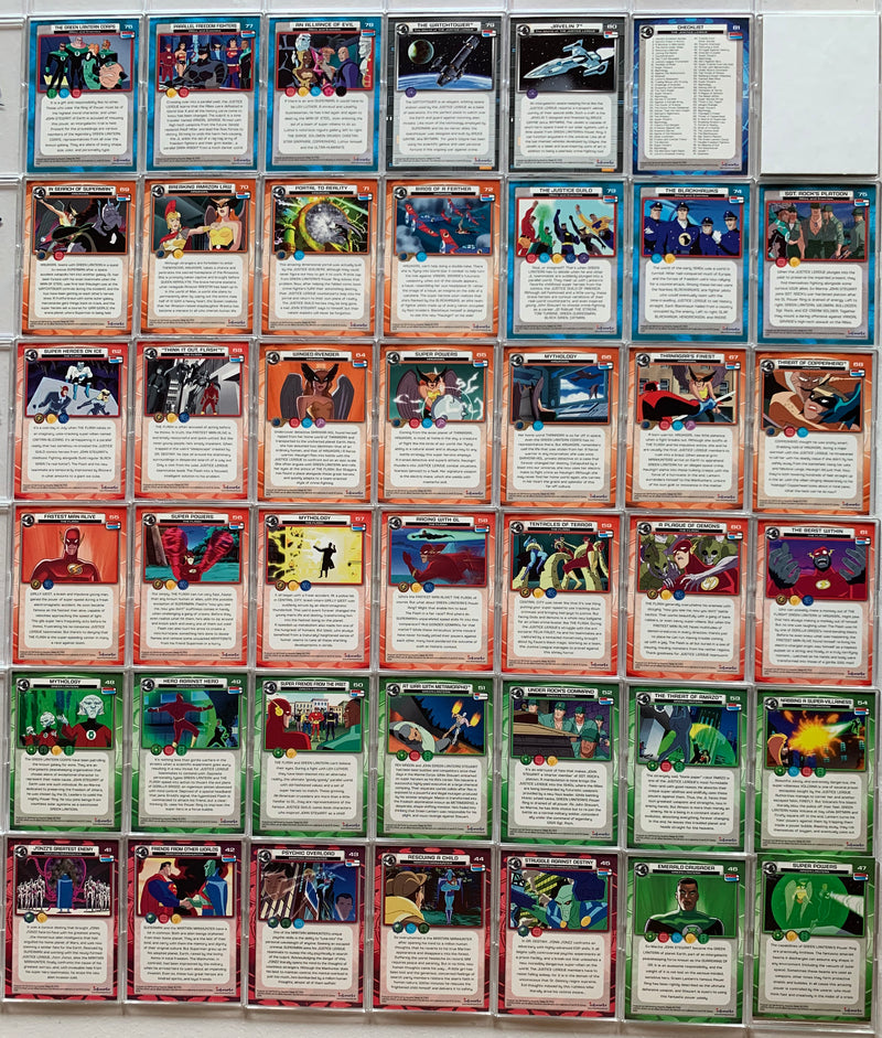 DC Justice League Base Trading Card Set 81 Cards Inkworks 2003   - TvMovieCards.com