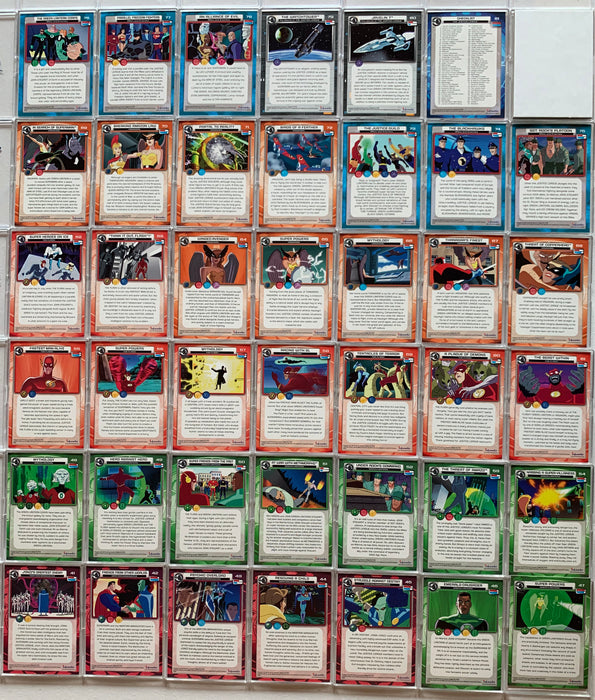 DC Justice League Base Trading Card Set 72 Cards Inkworks 2003   - TvMovieCards.com