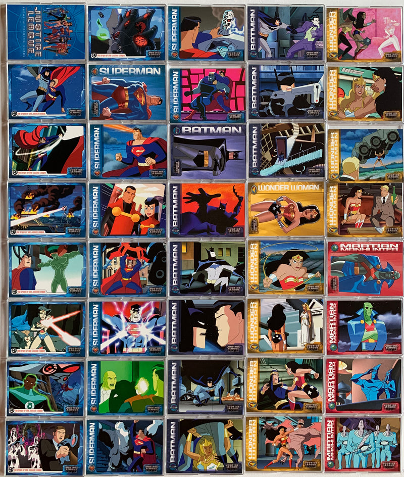 DC Justice League Base Trading Card Set 81 Cards Inkworks 2003   - TvMovieCards.com