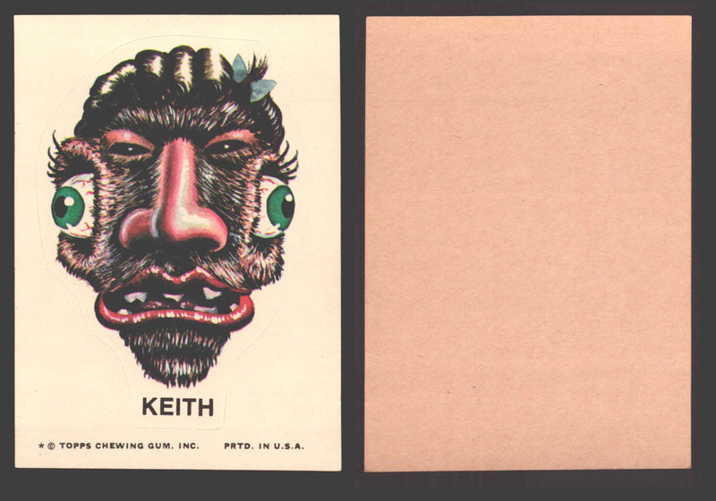 1973-74 Ugly Stickers Tan Back Trading Card You Pick Singles #1-110 Topps