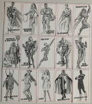 DC Comics Kingdom Come Xtra Widevision Sketchboard Chase Card Set (15)   - TvMovieCards.com
