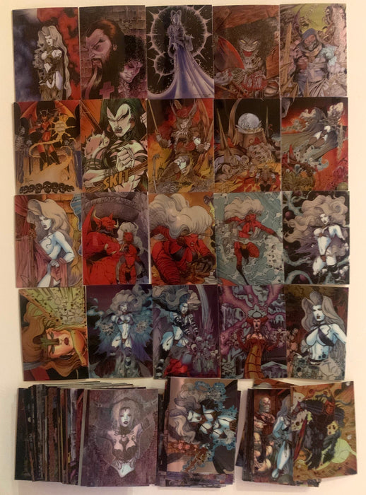 1996 Lady Death All Chromium Series 3 Complete Base Card Set 90 Cards Krome Prod. - TvMovieCards.com