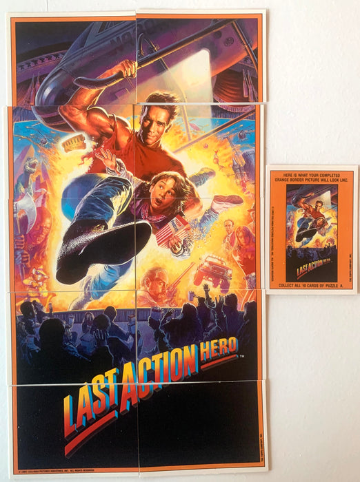 1993 Topps Last Action Hero Movie 88 Card + 11 Sticker Complete Base Card Set Near Mint - TvMovieCards.com