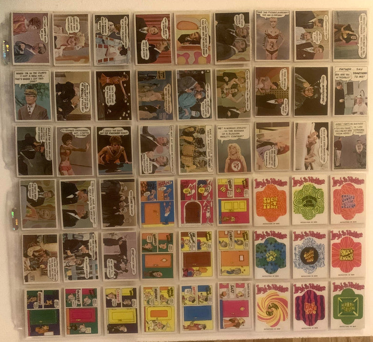 1968 Topps Rowan & Martin's Laugh-In 77 Card Set  77/77  EX Comedy Tv Show Cards