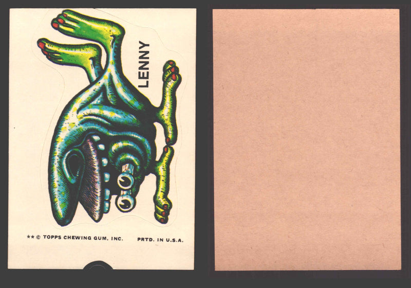1973-74 Ugly Stickers Tan Back Trading Card You Pick Singles #1-110 Topps
