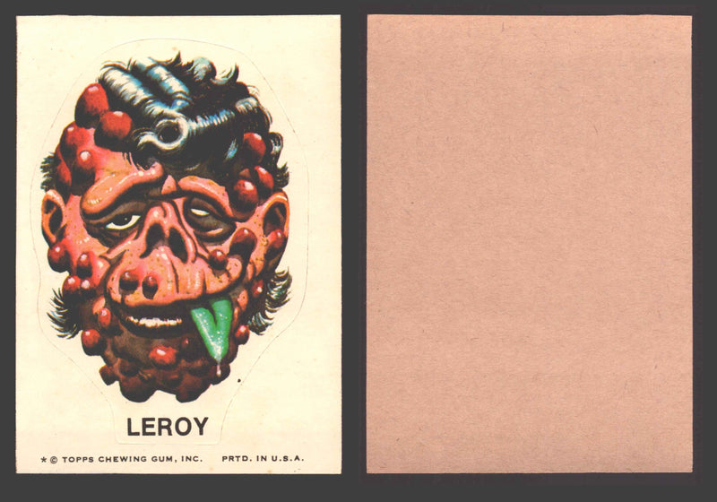 1973-74 Ugly Stickers Tan Back Trading Card You Pick Singles #1-110 Topps