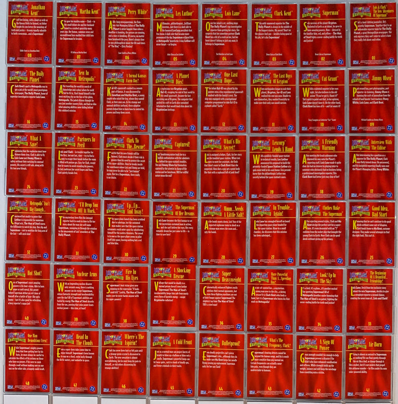 Lois & Clark The New Adventures of Superman Base Trading Card Set 90 Cards   - TvMovieCards.com