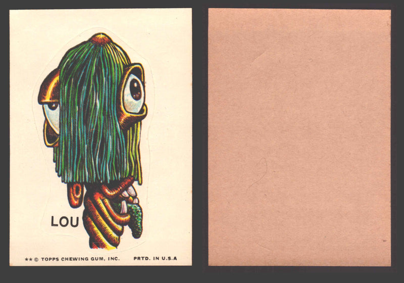 1973-74 Ugly Stickers Tan Back Trading Card You Pick Singles #1-110 Topps