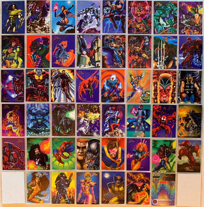 Marvel Universe '94 Flair Base Trading Card Set 150 Cards Fleer 1994   - TvMovieCards.com