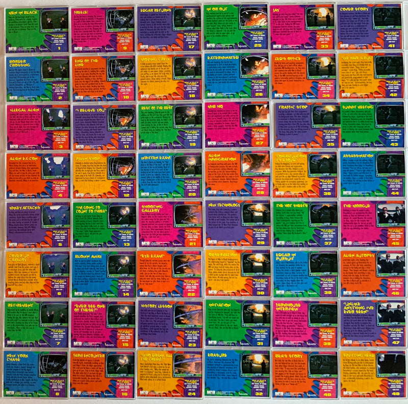 Men In Black Movie 1 Base Card Set 90 Cards Inkworks 1997   - TvMovieCards.com