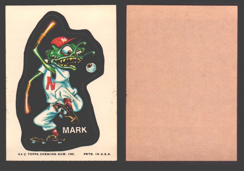 1973-74 Ugly Stickers Tan Back Trading Card You Pick Singles #1-110 Topps