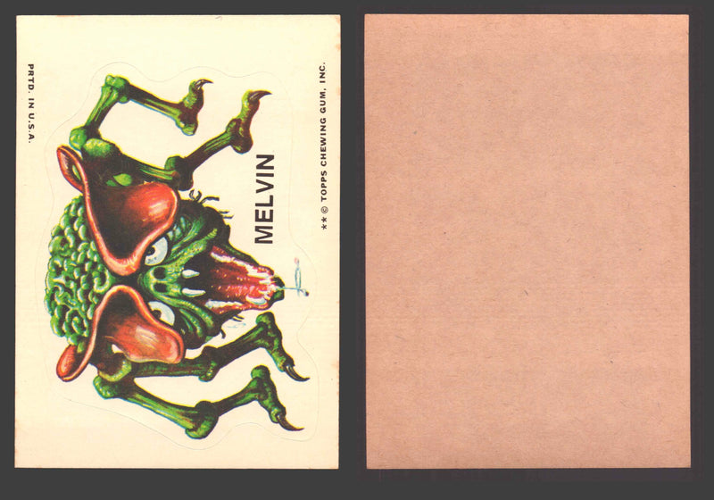 1973-74 Ugly Stickers Tan Back Trading Card You Pick Singles #1-110 Topps