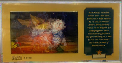 Disney Showcase Mickey Brave Little Tailor Motion Cell Chase Card Willitts Desig - TvMovieCards.com