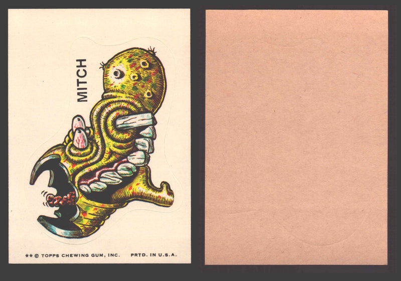 1973-74 Ugly Stickers Tan Back Trading Card You Pick Singles #1-110 Topps