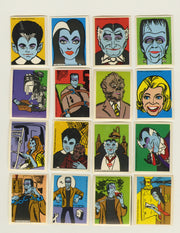 The Munsters TV Show Complete Stamp / Sticker Set (16 )1964 Leaf - TvMovieCards.com