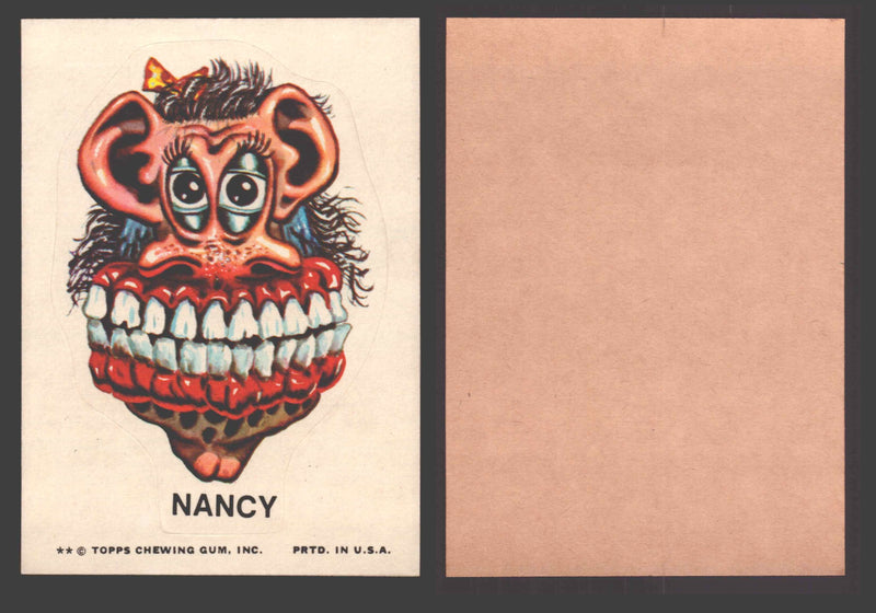 1973-74 Ugly Stickers Tan Back Trading Card You Pick Singles #1-110 Topps