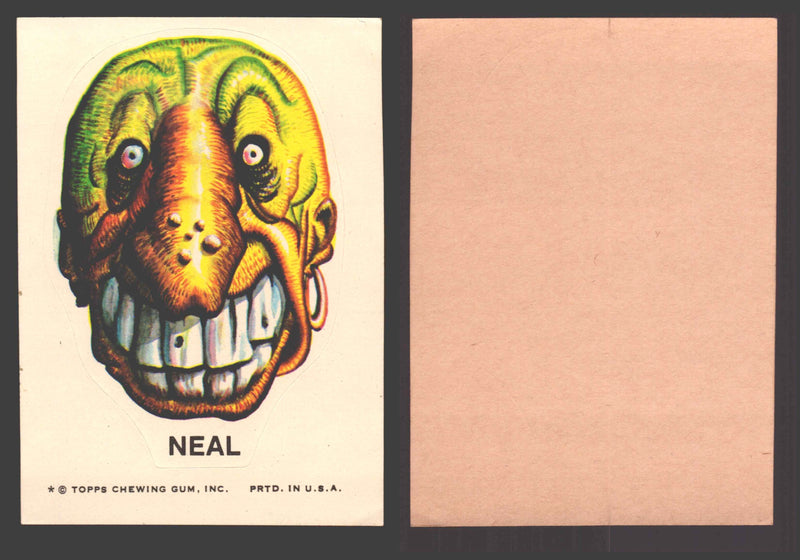 1973-74 Ugly Stickers Tan Back Trading Card You Pick Singles #1-110 Topps