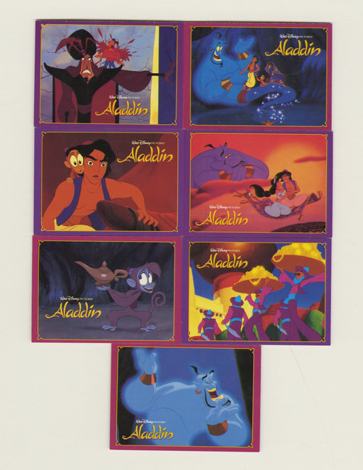 1992 Aladdin Disney Movie Theater 7 Promo Card Set Giveaway Set #1-7 NM - TvMovieCards.com
