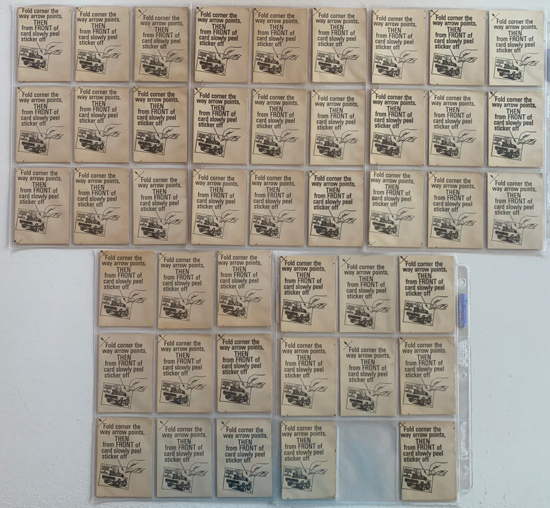 1969 Donruss Odd Rods COMPLETE SET 44/44 EX-NM Monster Hot Rod Stickers - TvMovieCards.com