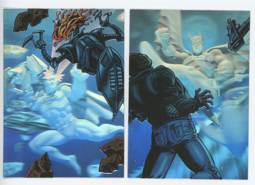DC Outburst Firepower Superman Batman Holoburst Chase Card Set Skybox 1996   - TvMovieCards.com