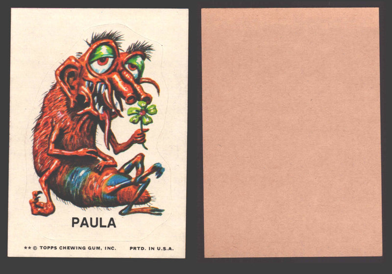 1973-74 Ugly Stickers Tan Back Trading Card You Pick Singles #1-110 Topps
