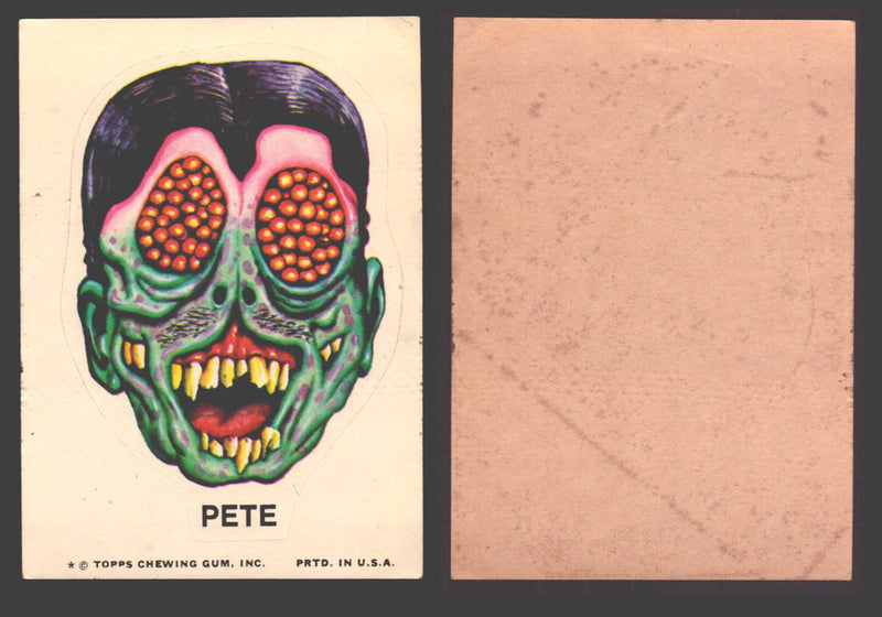 1973-74 Ugly Stickers Tan Back Trading Card You Pick Singles #1-110 Topps