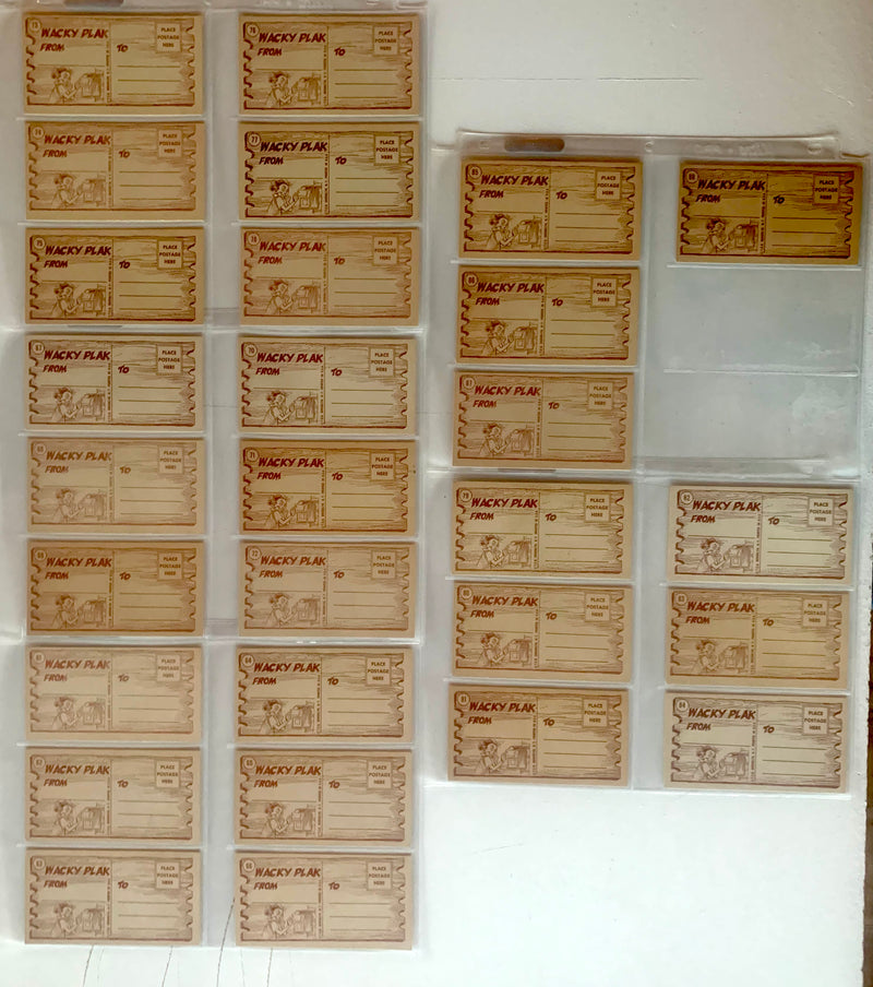 1959 Topps Wacky Plaks Complete 88 Card Set - Vintage Funny Plaque Cards - EX + - TvMovieCards.com