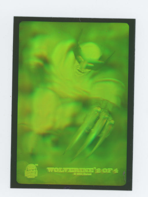 Marvel Universe 1994 Series 5 3D Hologram Chase Card Wolverine #2 of 4 Green   - TvMovieCards.com