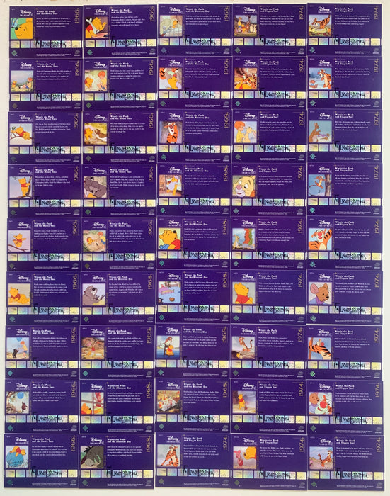 Disney Treasures Series 3 Winnie the Pooh Filmography Chase Card Set WP1 thru WP - TvMovieCards.com