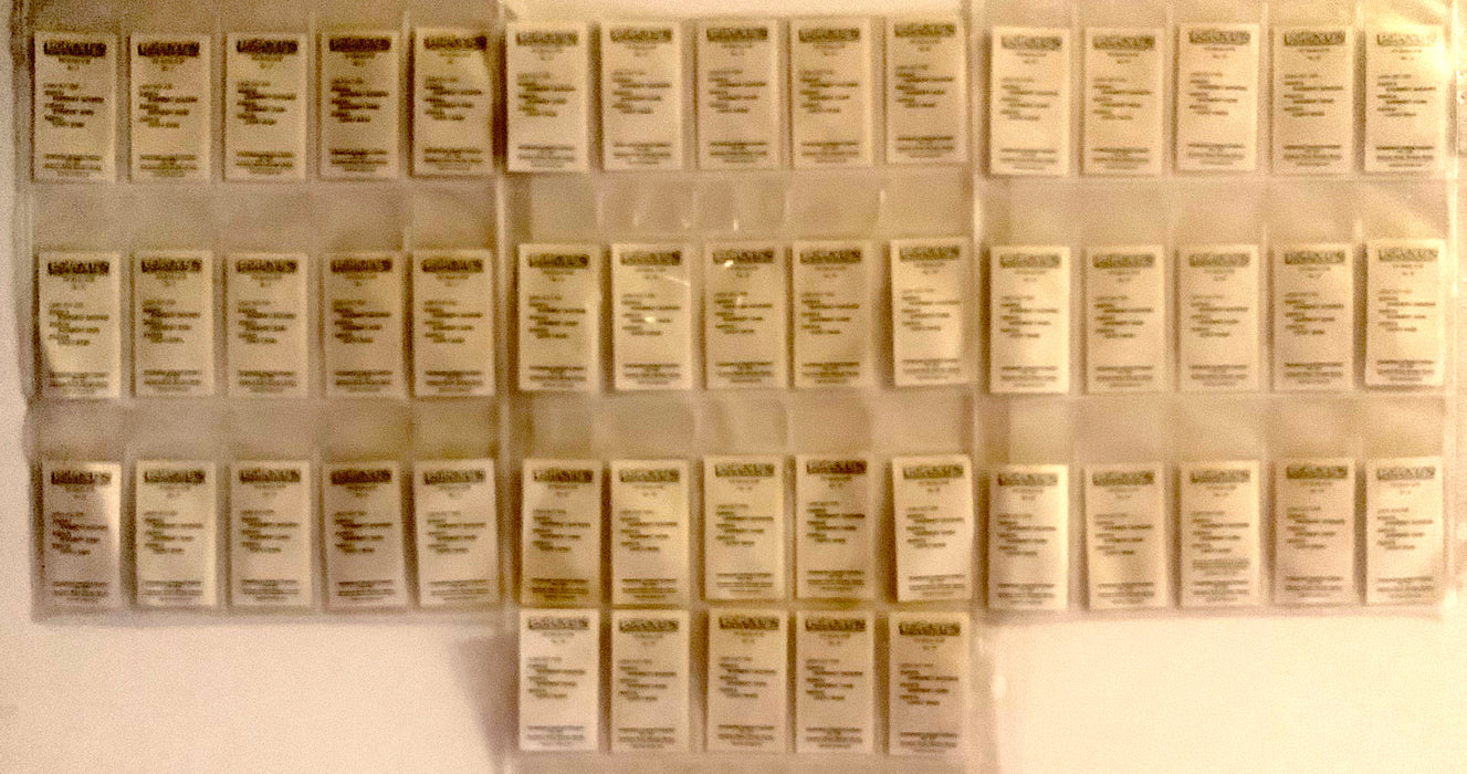 1960's Primrose Popeye Complete 50-Card Set - NM  Thin Paper UK Gum Cartoon Cards