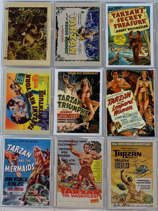Tarzan 100th Anniversary Movie Posters Chase Card Set 9 Cards MOV-01  to MOV-09   - TvMovieCards.com