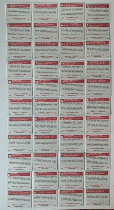American Heritage American Presidents Chase Card Set 44 Cards AP1-AP44 Topps 200 - TvMovieCards.com