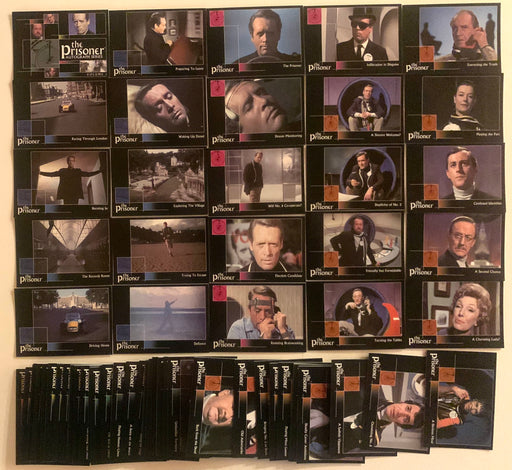 2002 Cards Inc The Prisoner Vol 1 Complete 72 Card Base Set Patrick McGoohan NM - TvMovieCards.com