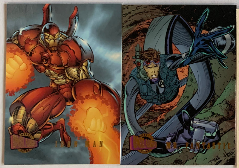 Marvel Ultra Onslaught Promo Card Set 2 Cards  P1 P2 Fleer Skybox 1996   - TvMovieCards.com