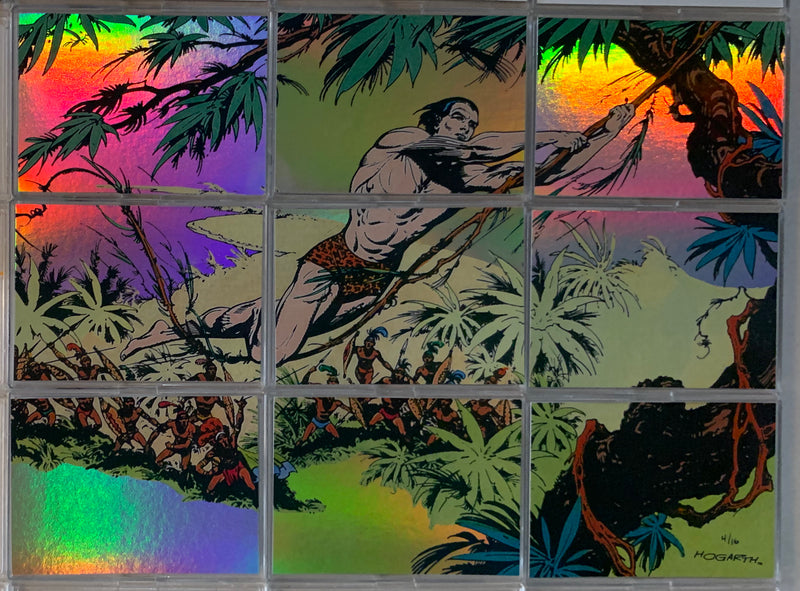 Tarzan 100th Anniversary Foil Puzzle Chase Card Set (9) FP-01 - FP-09 Cryptozoic - TvMovieCards.com