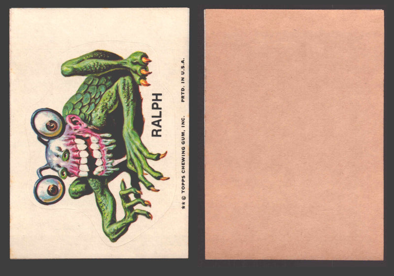 1973-74 Ugly Stickers Tan Back Trading Card You Pick Singles #1-110 Topps