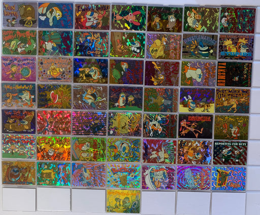 Ren and Stimpy All Prism Trading Card Set 50 Cards Topps 1994   - TvMovieCards.com
