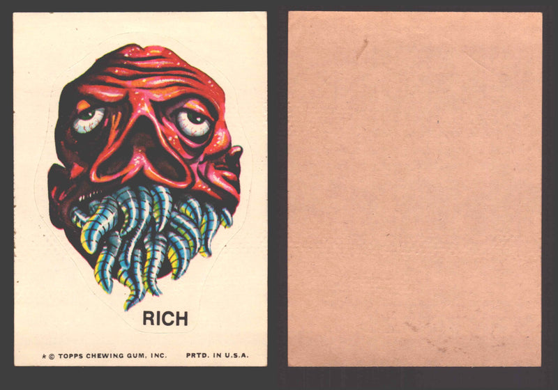 1973-74 Ugly Stickers Tan Back Trading Card You Pick Singles #1-110 Topps