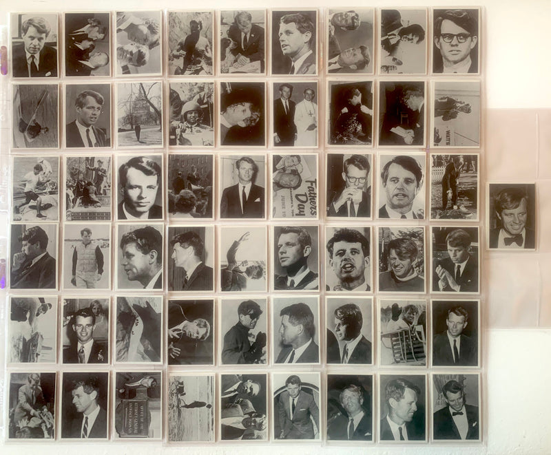 1968 Philadelphia Gum The Story of Robert F. Kennedy Card Set Ex/NM 55 cards - TvMovieCards.com