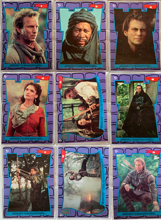 Robin Hood Movie Base Trading Card Set 55 cards / 9 Stickers. Topps 1991   - TvMovieCards.com