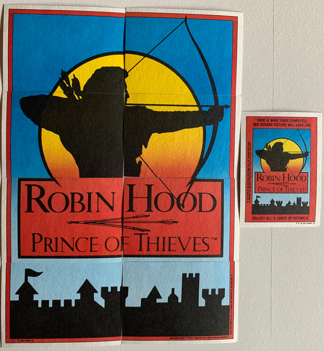 Robin Hood Movie Base Trading Card Set 55 cards / 9 Stickers. Topps 1991   - TvMovieCards.com