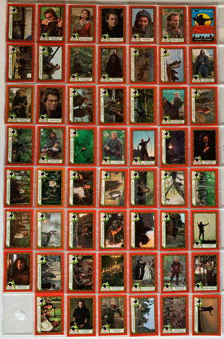 Robin Hood Movie Base Trading Card Set 55 cards / 9 Stickers. Topps 1991   - TvMovieCards.com